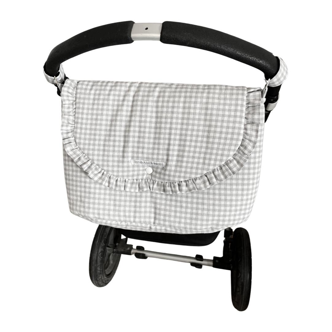 Light Gray Midi Vichy Gris