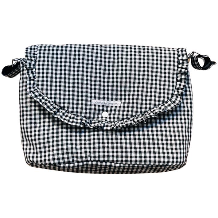 Gray Midi Vichy Negro