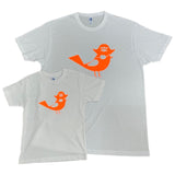 Gray Camiseta Adulto Pompoko Pirata Fluor Naranja