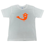 Gray Camiseta Niño Pompoko Pirata Fluor Naranja