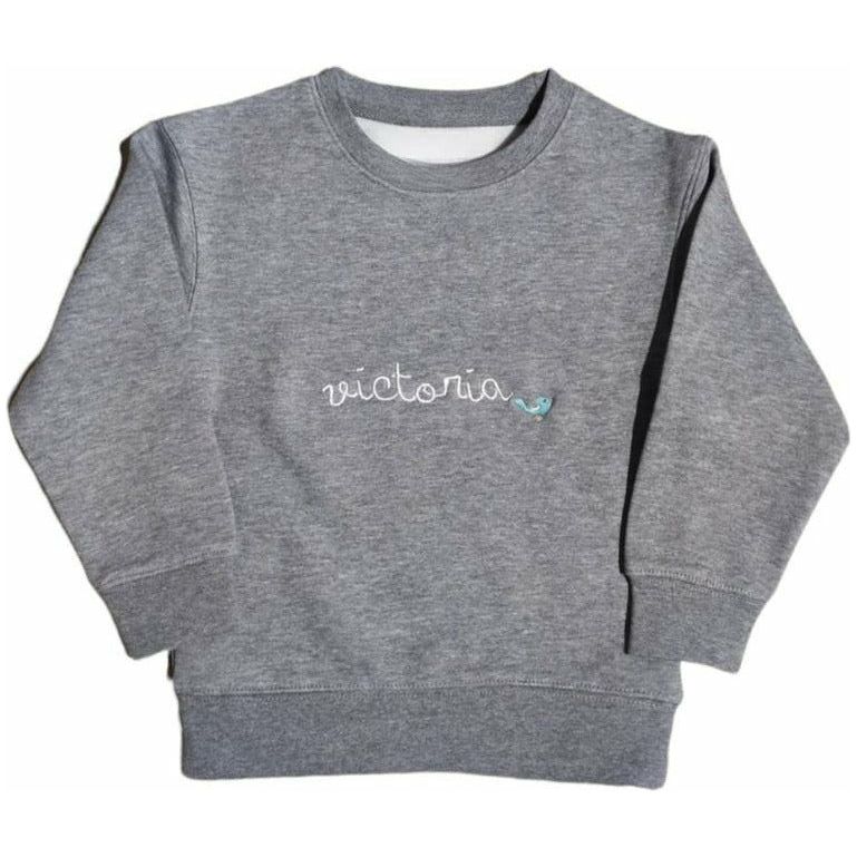Sudadera Personalizada Gris Niño