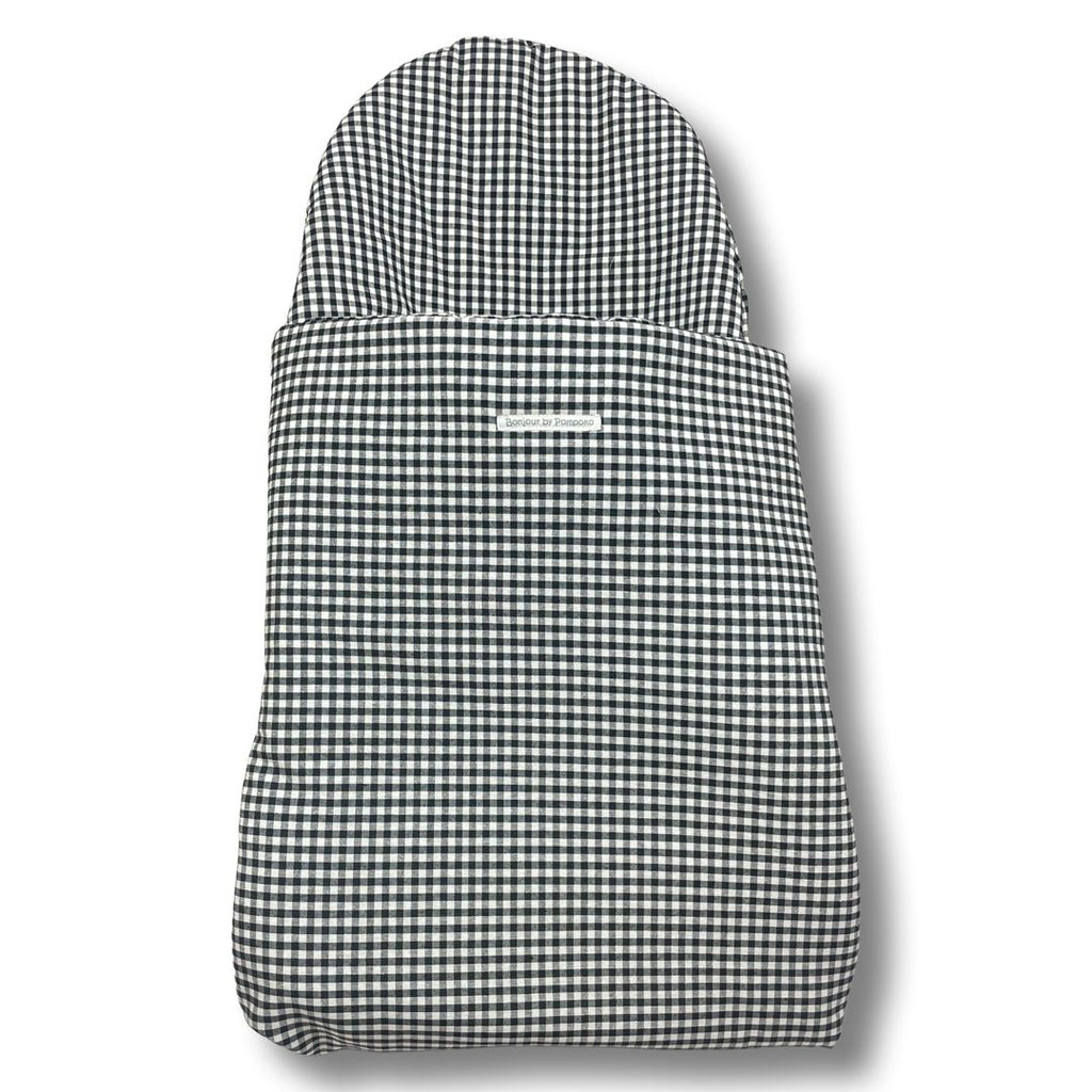Funda Hamaca Babybjörn con Saco Vichy Negro