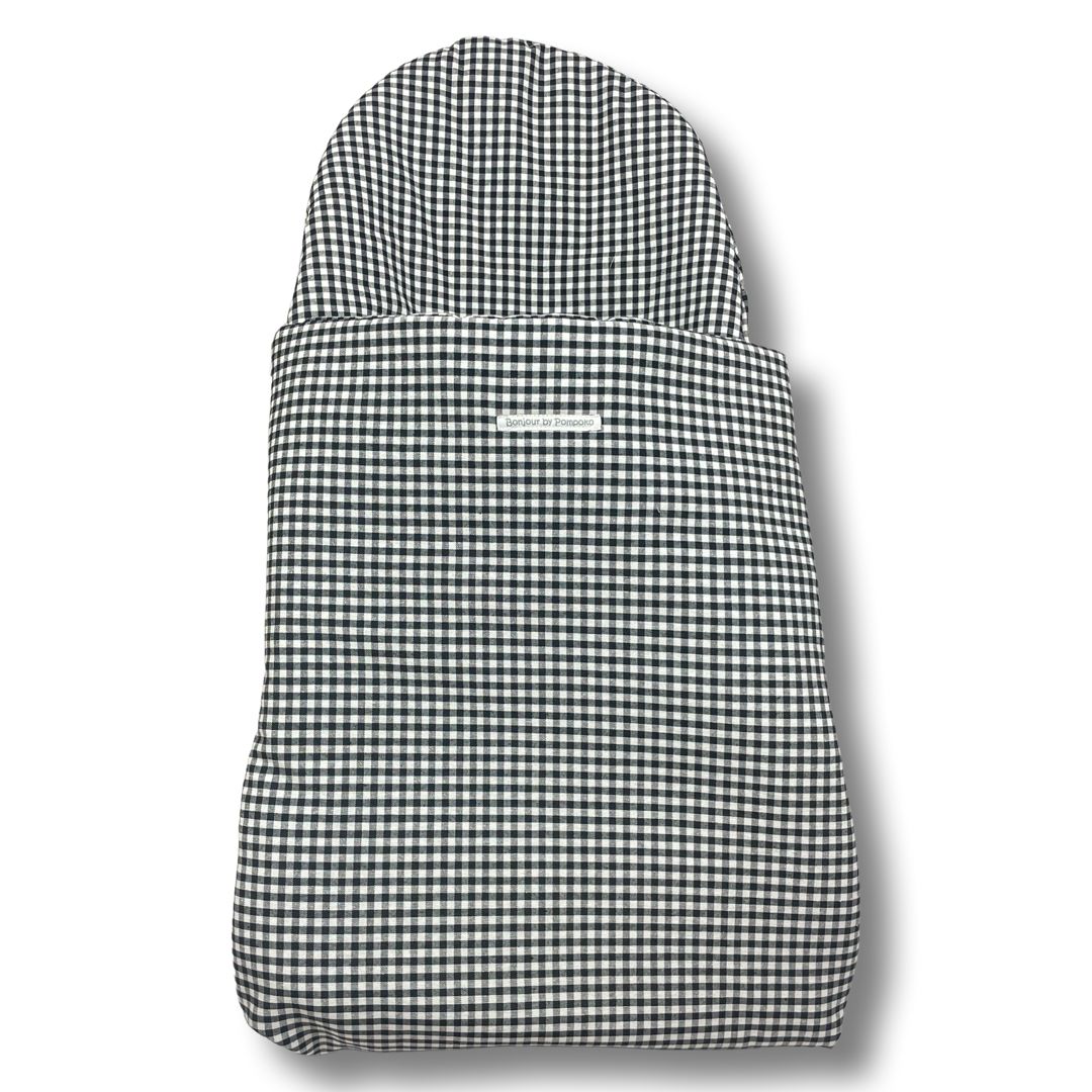 Funda Hamaca Babybjörn con Saco Vichy Negro