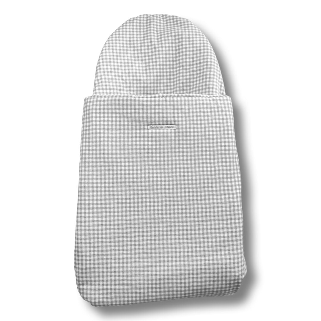 Funda Hamaca Babybjörn con Saco Vichy Gris