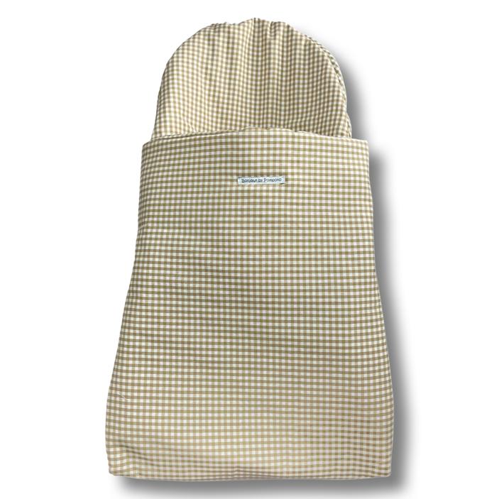 Funda Hamaca Babybjörn con Saco Vichy Camel