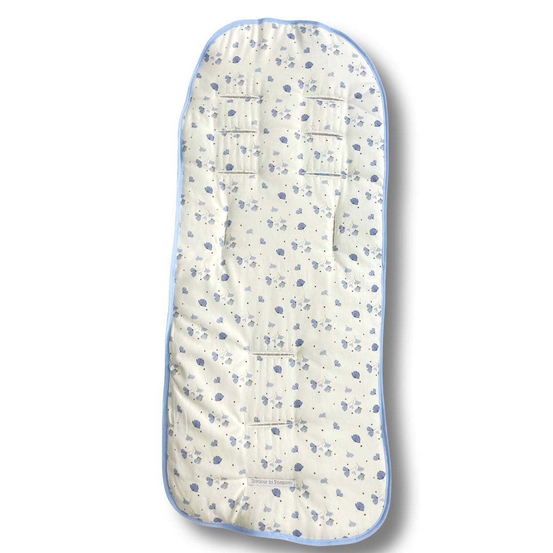 Colchoneta Universal Flor Japón Acero