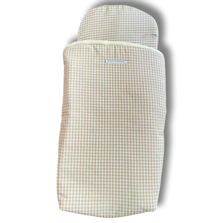 Saco Capazo Vichy Camel de Entretiempo