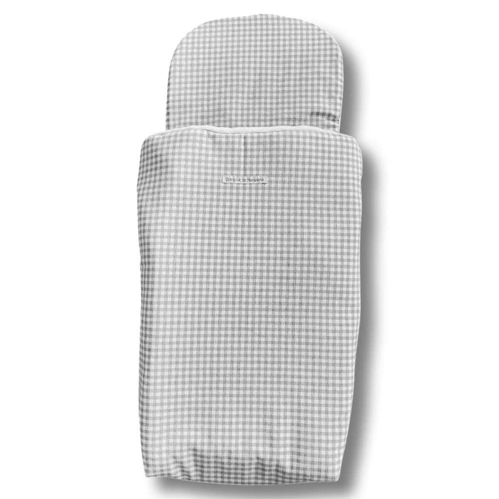 Saco Capazo Vichy Gris de Invierno