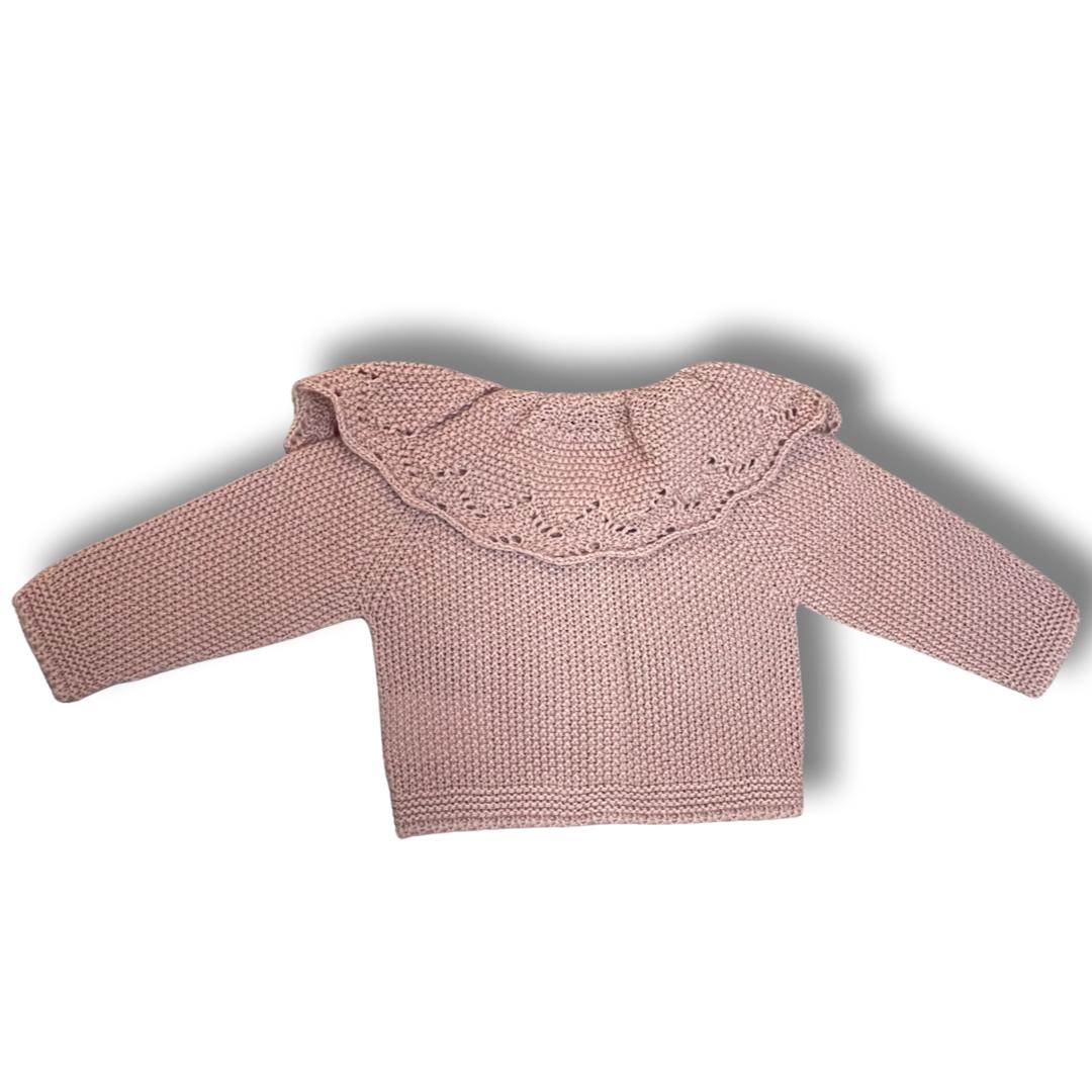 Rebeca Jersey Cuello Rosa