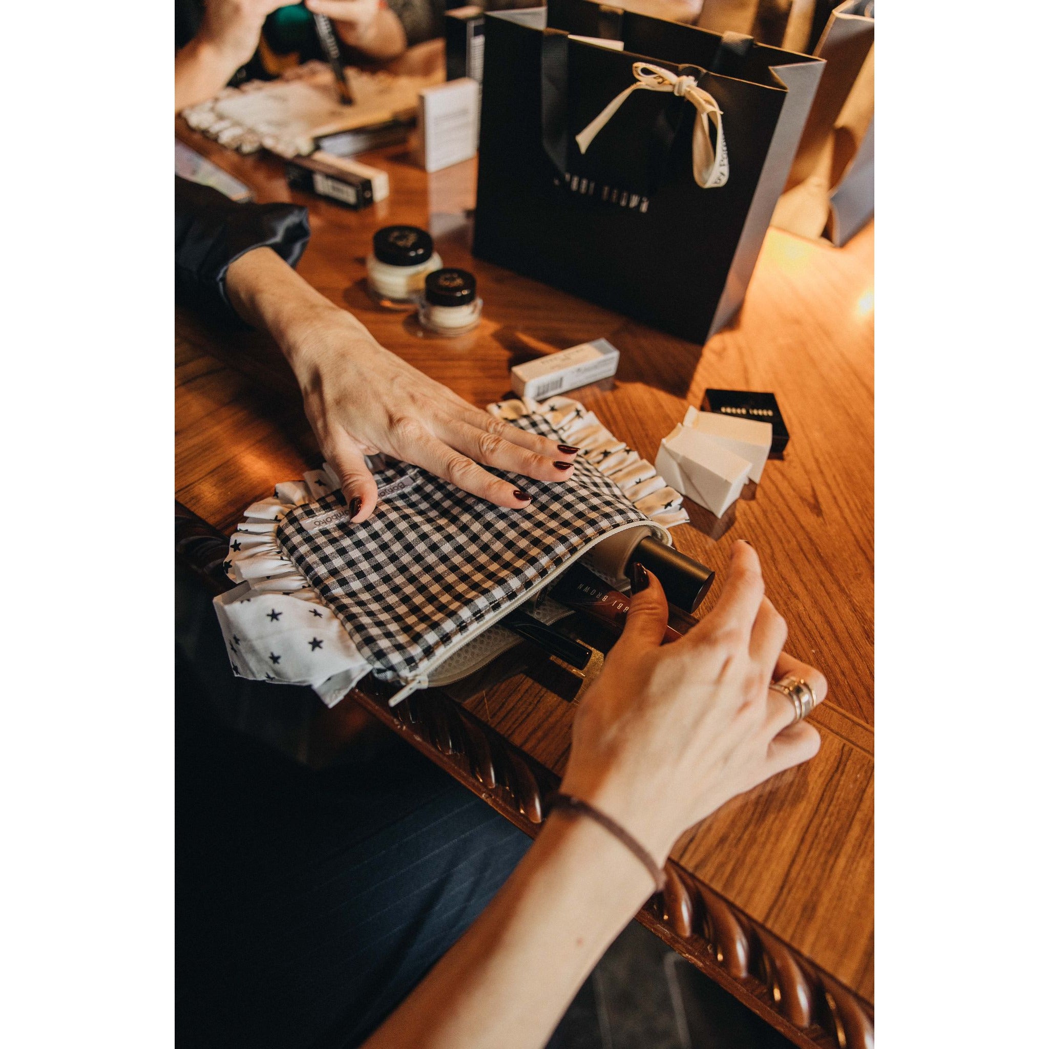 Neceser Mini Vichy Negro