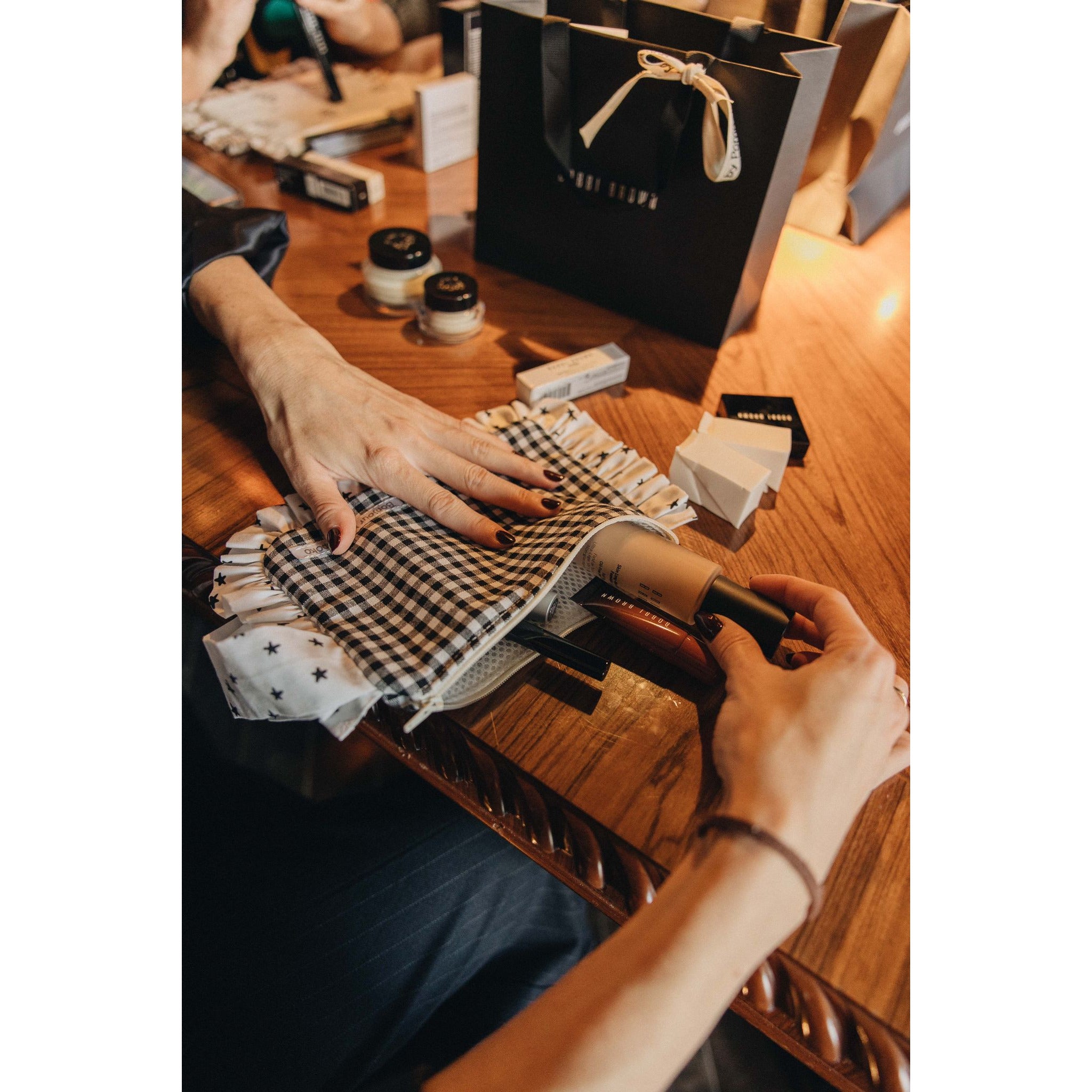 Neceser Mini Vichy Negro