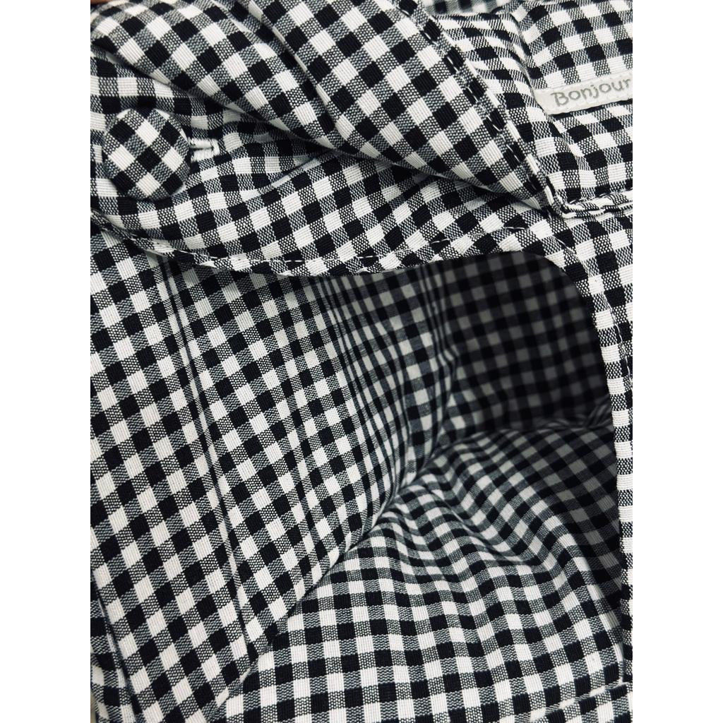 Funda hamaca BabyBjörn Vichy Negro