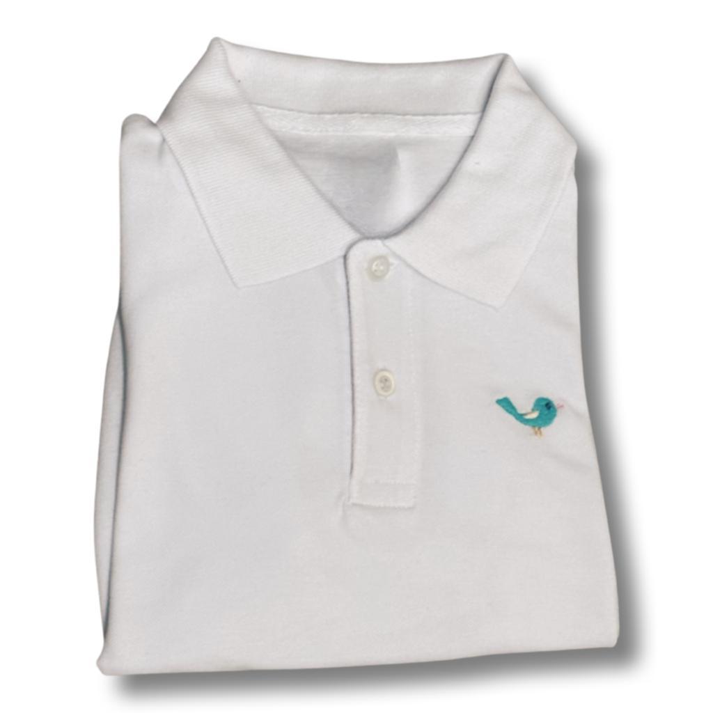 Polo Manga Corta Blanco